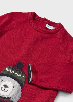 Red Puppy Boy's Sweater - Select Size