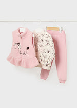 Rose Girl's 3-Piece Tracksuit - Select Size