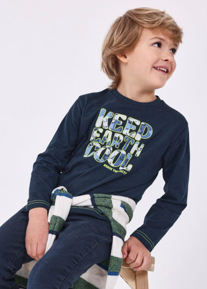 Deep Blue Keep Earth Cool Shirt - Select Size