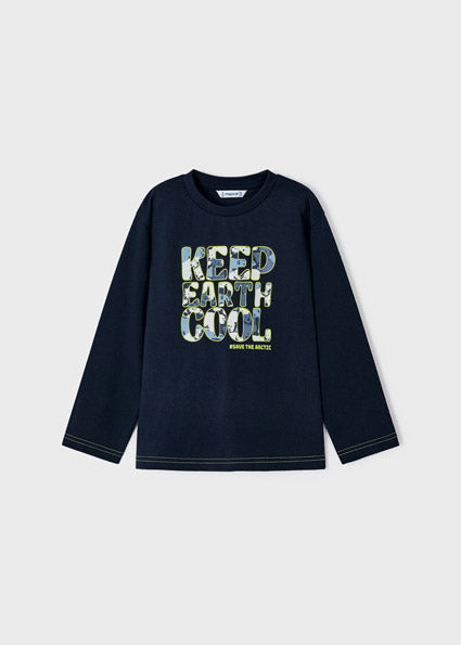 Deep Blue Keep Earth Cool Shirt - Select Size
