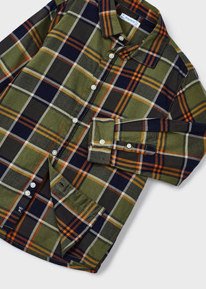 Oregano Plaid Long Sleeve Shirt - Select Size