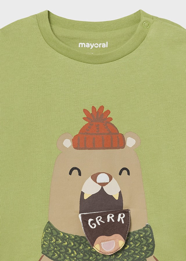 Grrr Interactive Bear LS Shirt - Select Size