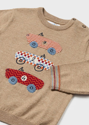 Sand Racecar Sweater - Select Size