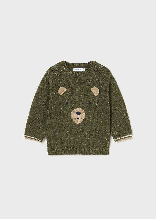 Forest Mix Teddy Bear Sweater - Select Size