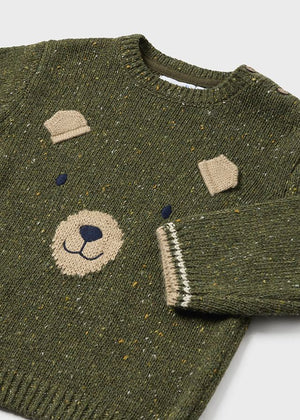 Forest Mix Teddy Bear Sweater - Select Size