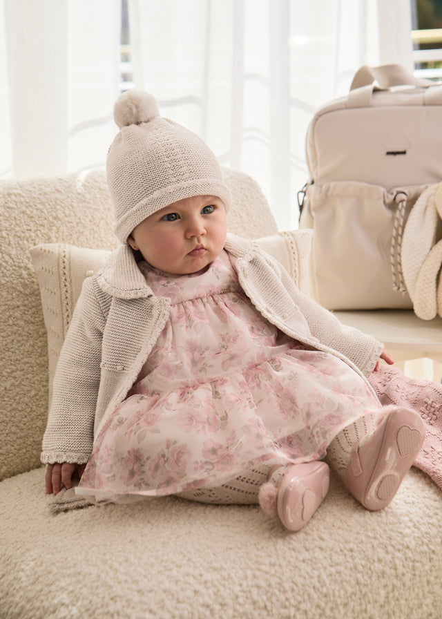 Honey Walnut Girls Coat & Hat Set - Select Size