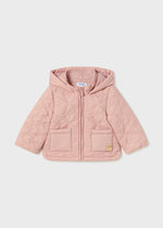 Blush Quilted Heart Jacket - Select Size