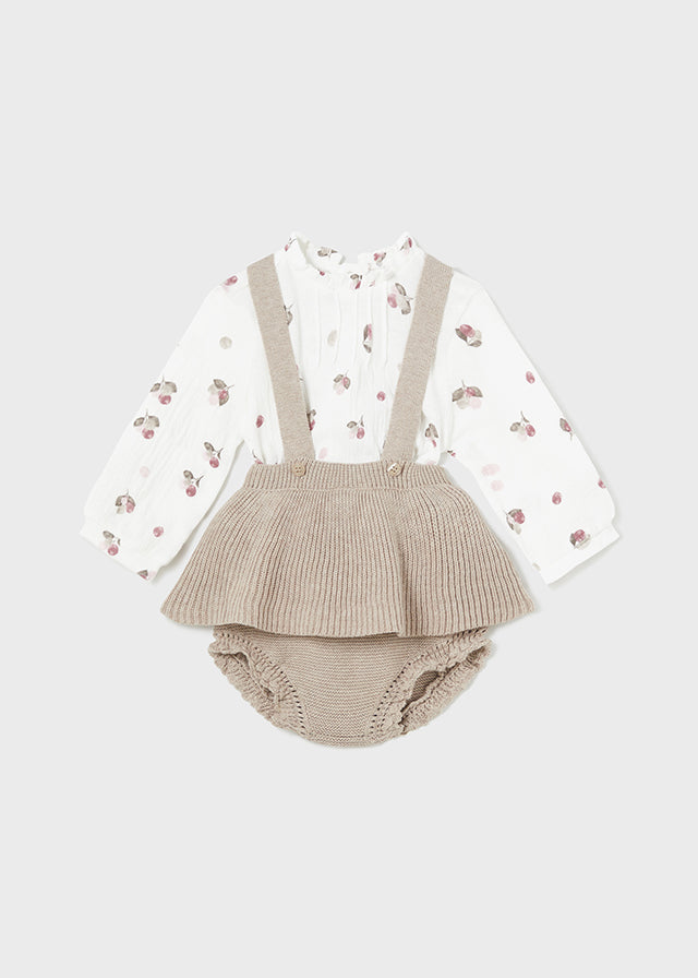 Sugar Pink Knit Infant Girls 3-Piece Set - Select Size