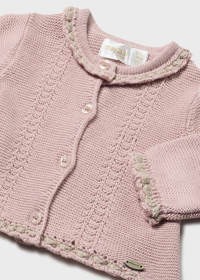 Sugar Pink Knit Infant Girls 3-Piece Set - Select Size