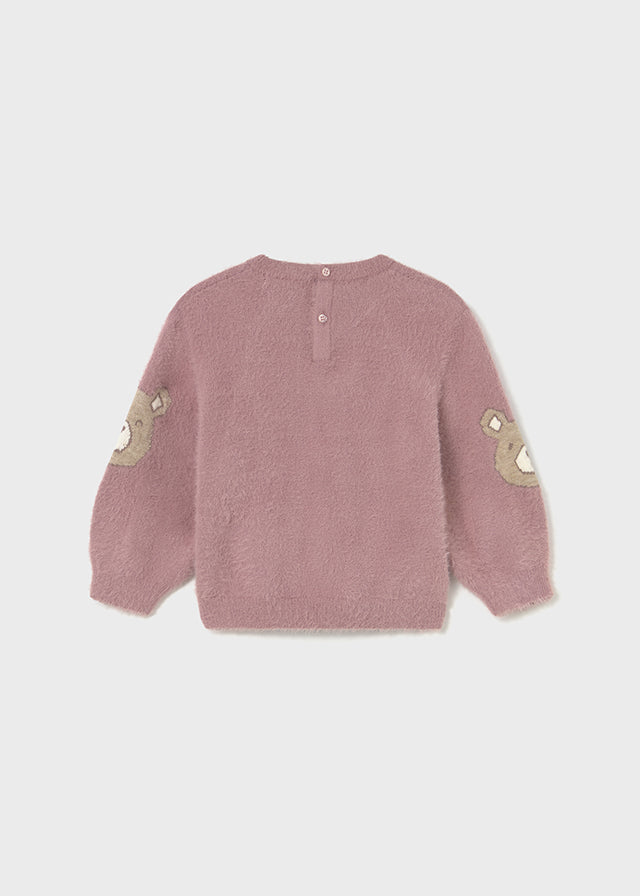 Orchid Girls Bear Sweater - Select Size