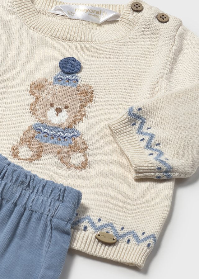 Winter Blue Bear 2-Piece Set - Select Size