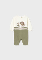 Green Animal Friends Romper - Select Size