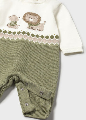 Green Animal Friends Romper - Select Size