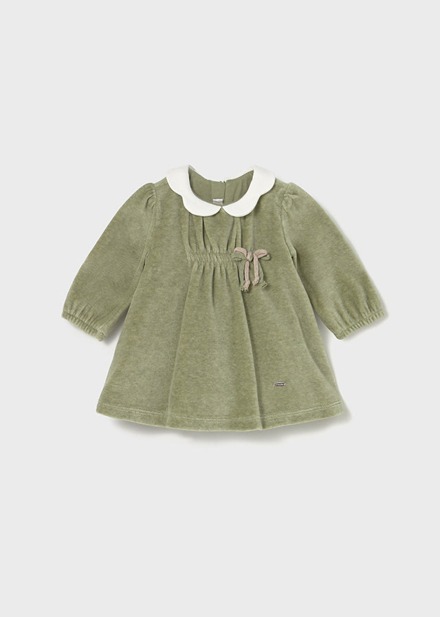 Green Velour Dress - Select Size