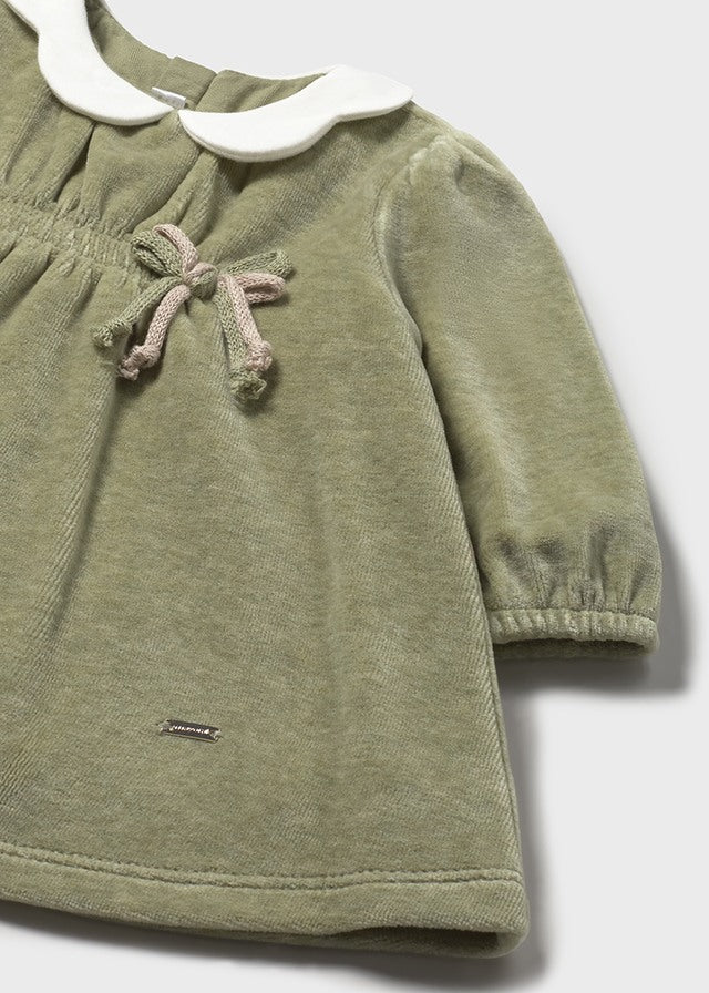 Green Velour Dress - Select Size