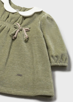 Green Velour Dress - Select Size