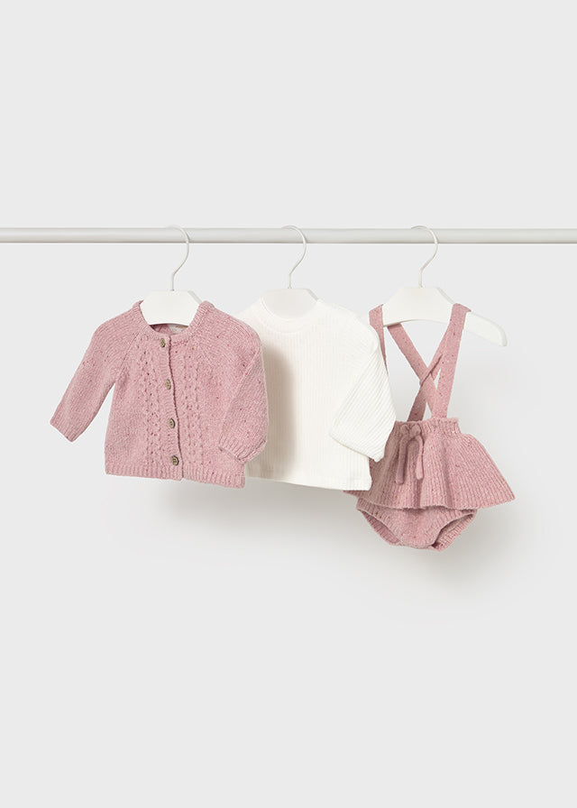 Orchid Knit Knicker 3-Piece Set - Select Size