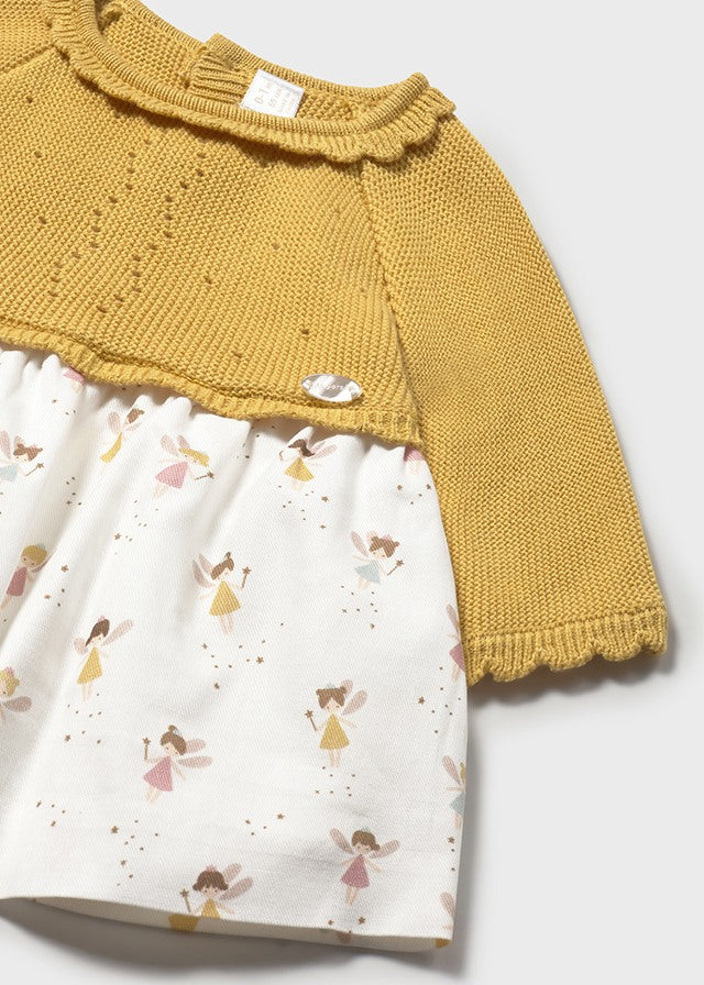 Knit Printed Dress - Select Color - Select Size