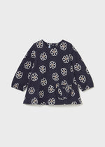 Navy Floral Dress - Select Size