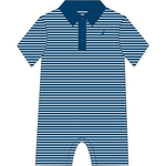 Banks Polo Navy Striped Romper - Select Size
