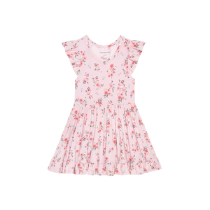 London Cap Sleeve Ruffled Twirl Dress - Select Size