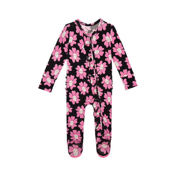 Winifred Footie Ruffled Zippered One Piece