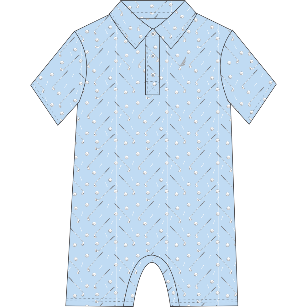 Banks Golf Romper - Select Size