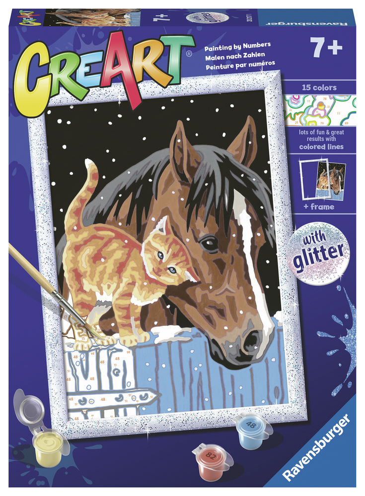 Stable Friends CreArt Paint By Numbers Kit