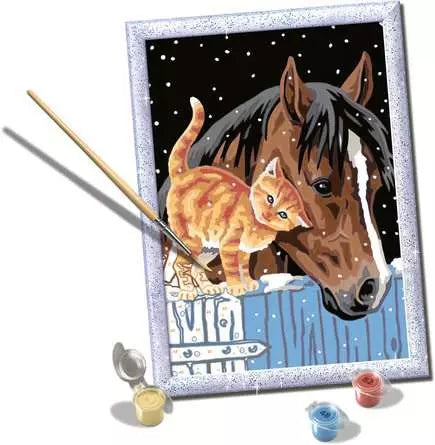 Stable Friends CreArt Paint By Numbers Kit