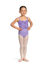 CL5247 - Girls Lilac Mesh Back Cami Leotard - Select Size