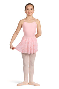 CR5211 - Girls Candy Pink Printed Mesh Skirt - Select Size