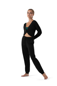 Z4149 - Ladies Reversible Twist Top in Black - Select Size