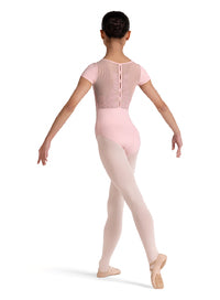 Embroidered Short Sleeve Leotard - Select Size