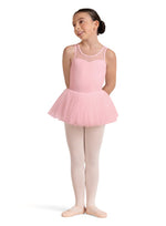 Embroidered Tank Tutu Leotard in Candy Pink - Select Size