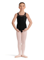 Embroidered Keyhole Tank Leotard - Select Size - Select Color