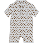 Banks Football Romper - Select Size