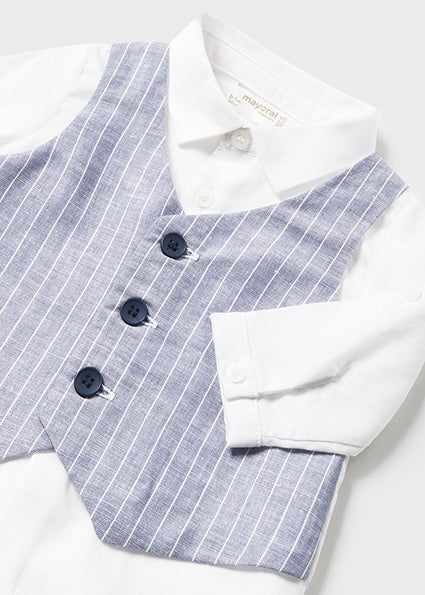 Navy 2-Piece Linen Set - Select Size