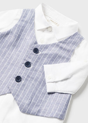 Navy 2-Piece Linen Set - Select Size