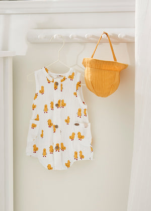 Baby Chick's Boy's Romper & Hat Set - Select Size
