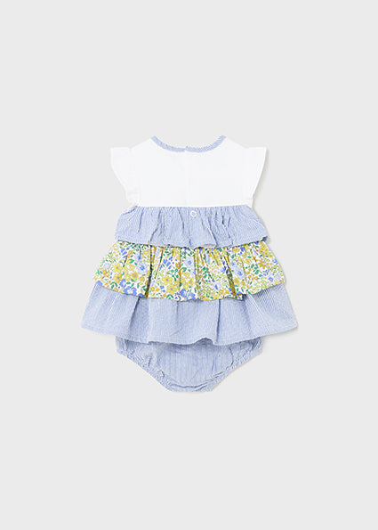 Yellow Dandelion Girl's Dress and Bloomer Set - Select Size