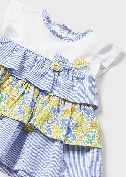 Yellow Dandelion Girl's Dress and Bloomer Set - Select Size