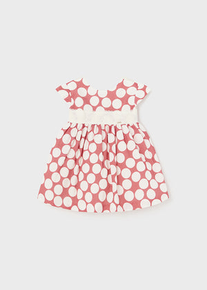 Clay Jacquard Polka Dots Dress - Select Size