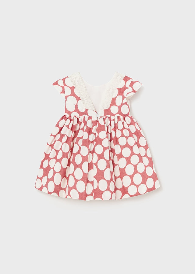 Clay Jacquard Polka Dots Dress - Select Size