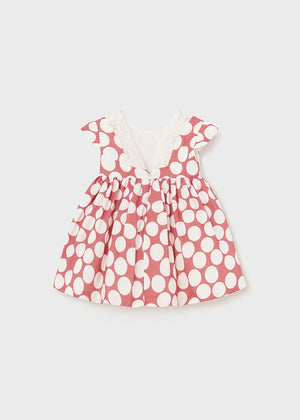 Clay Jacquard Polka Dots Dress - Select Size