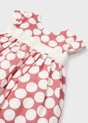 Clay Jacquard Polka Dots Dress - Select Size