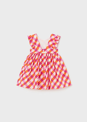 Magenta Striped Cotton Dress - Select Size