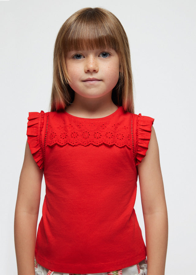 Grenadine Girls Eyelet Shirt - Select Size