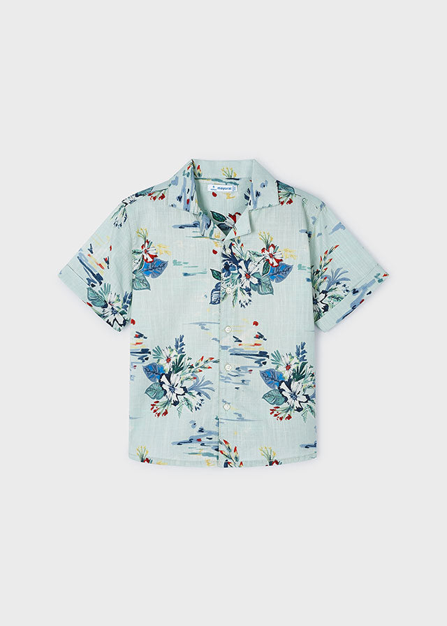 Tropical Button-down Shirt - Select Size
