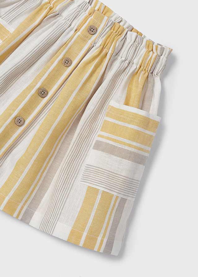 Honey Striped Skirt - Select Size