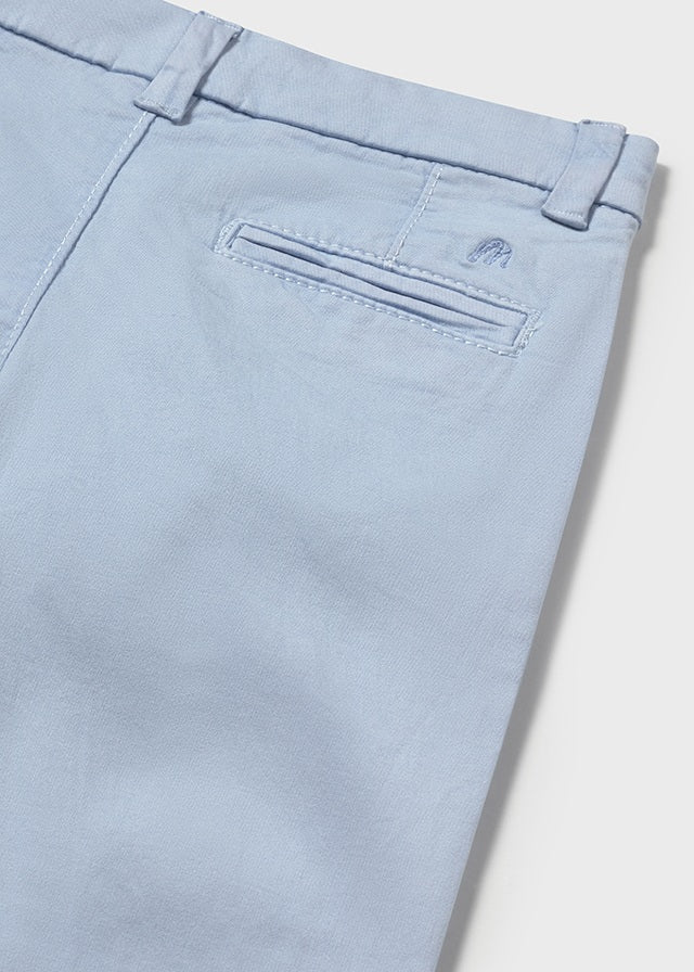 Light Blue Twill Basic Trousers - Select Size